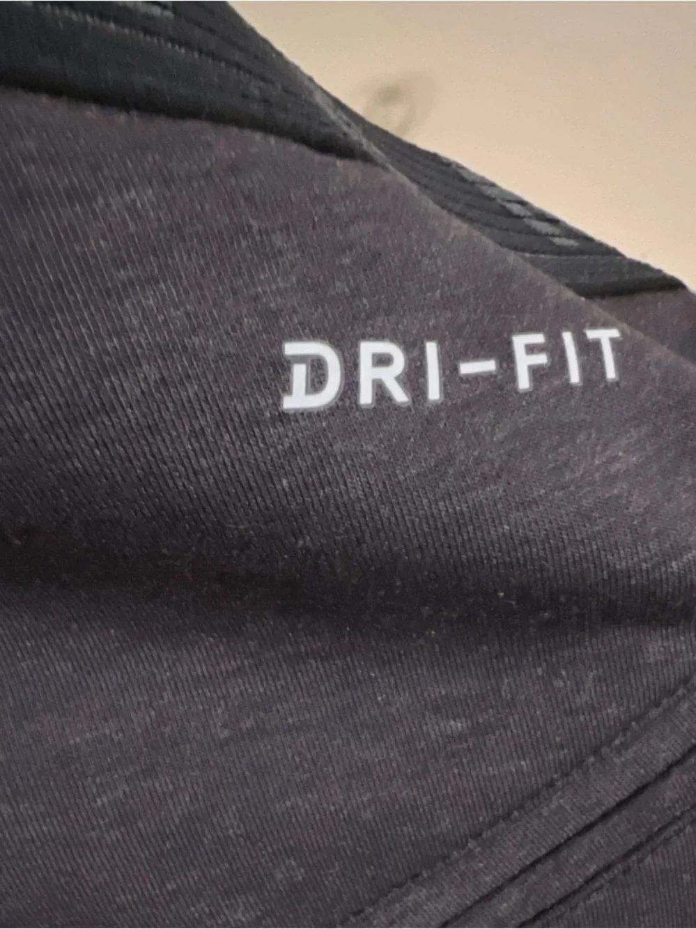 Jordan Black and Dark Gray compression with Striped Waistband